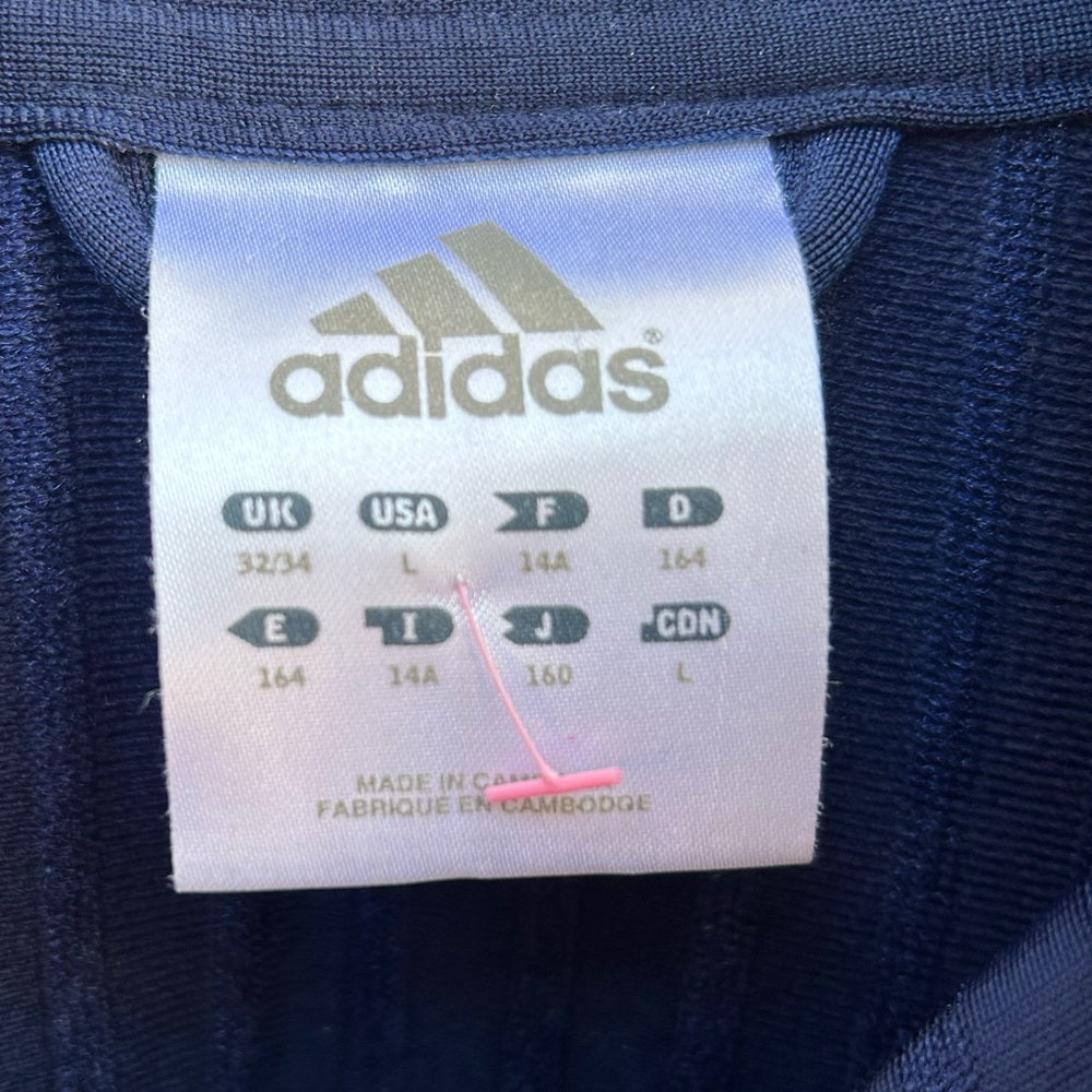 Adidas Navy Sport Jacket, size Large