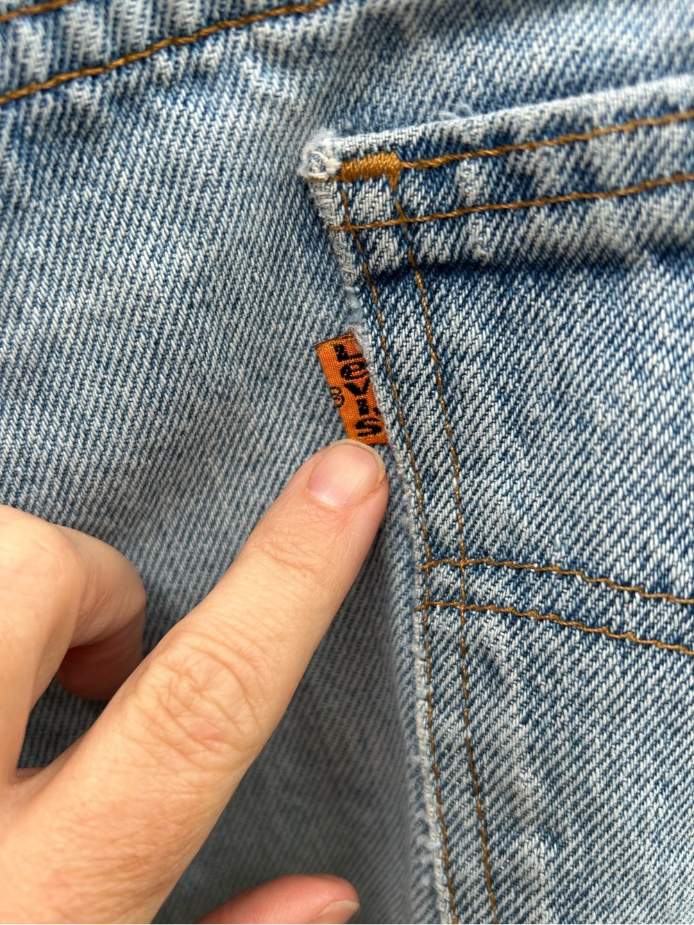 Levi’s 634 Orange tab, size 38 x 30