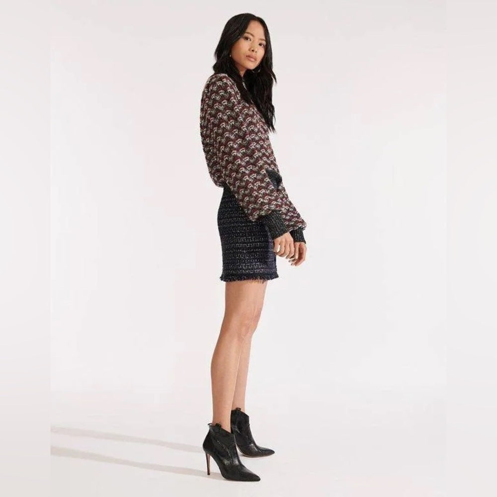 Veronica Beard Ruth open knit sweater, size M