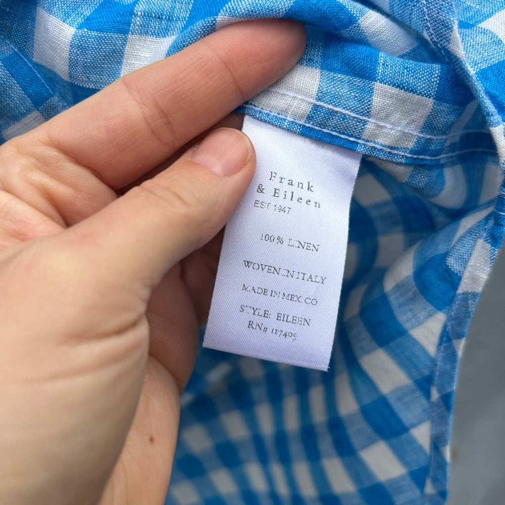 Frank & Eileen Barry Tailored Button Up Shirt, Size M