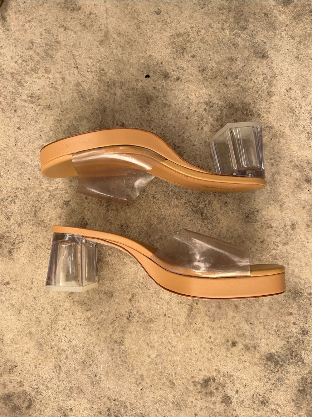Larroude Jenn Lucite Sandal, BNWOB, size 8.5