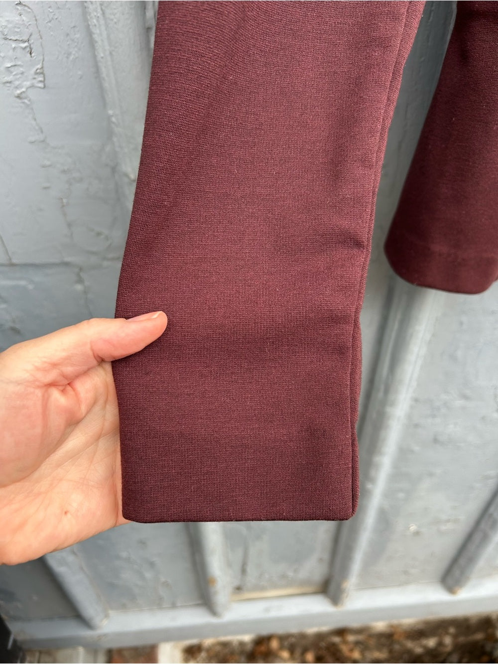 Ichi Maroon Jersey Kate Blazer, size M