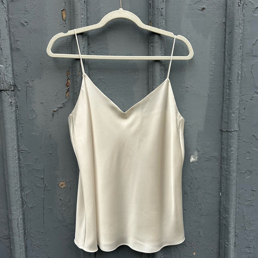 Club Monaco cream satin camisole, size Large
