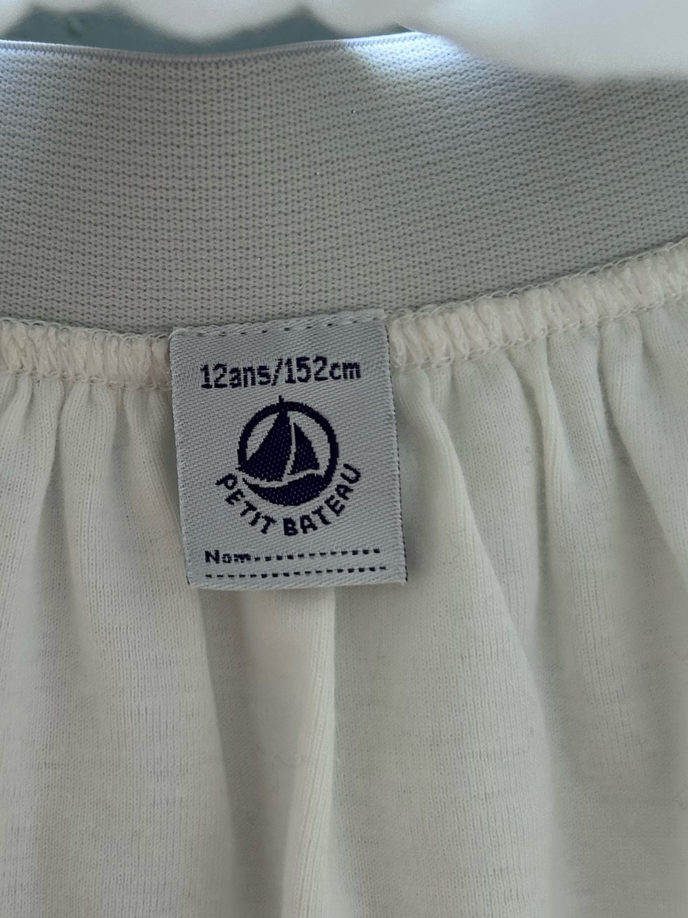 petit bateau silver tulle skirt, size 12