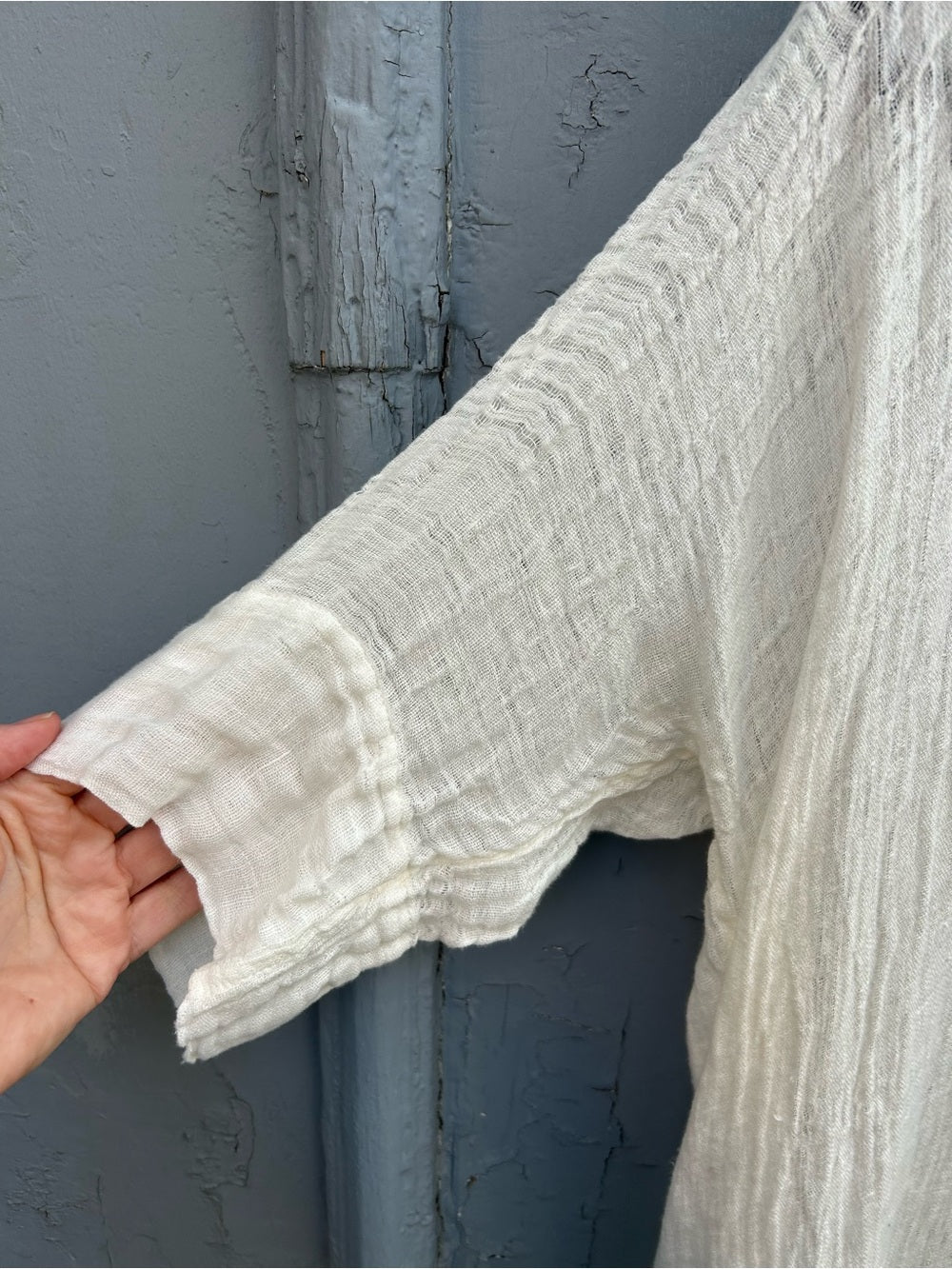 La Bottega di Brunella Linen Casacca Valchiria Tunic Blouse, BNWT, one Size
