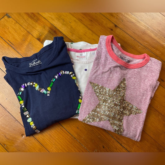 Crewcuts/ Hanna Andersson top bundle, size 12