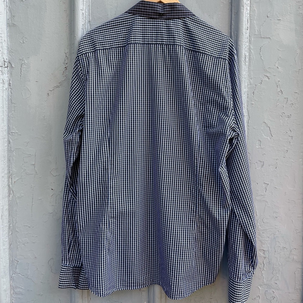 Ted Baker London Blue check collared shirt Ted size 6