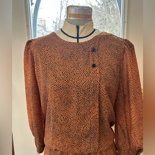 Bruce Wayne Vintage Animal Print Dress, Modern size 10