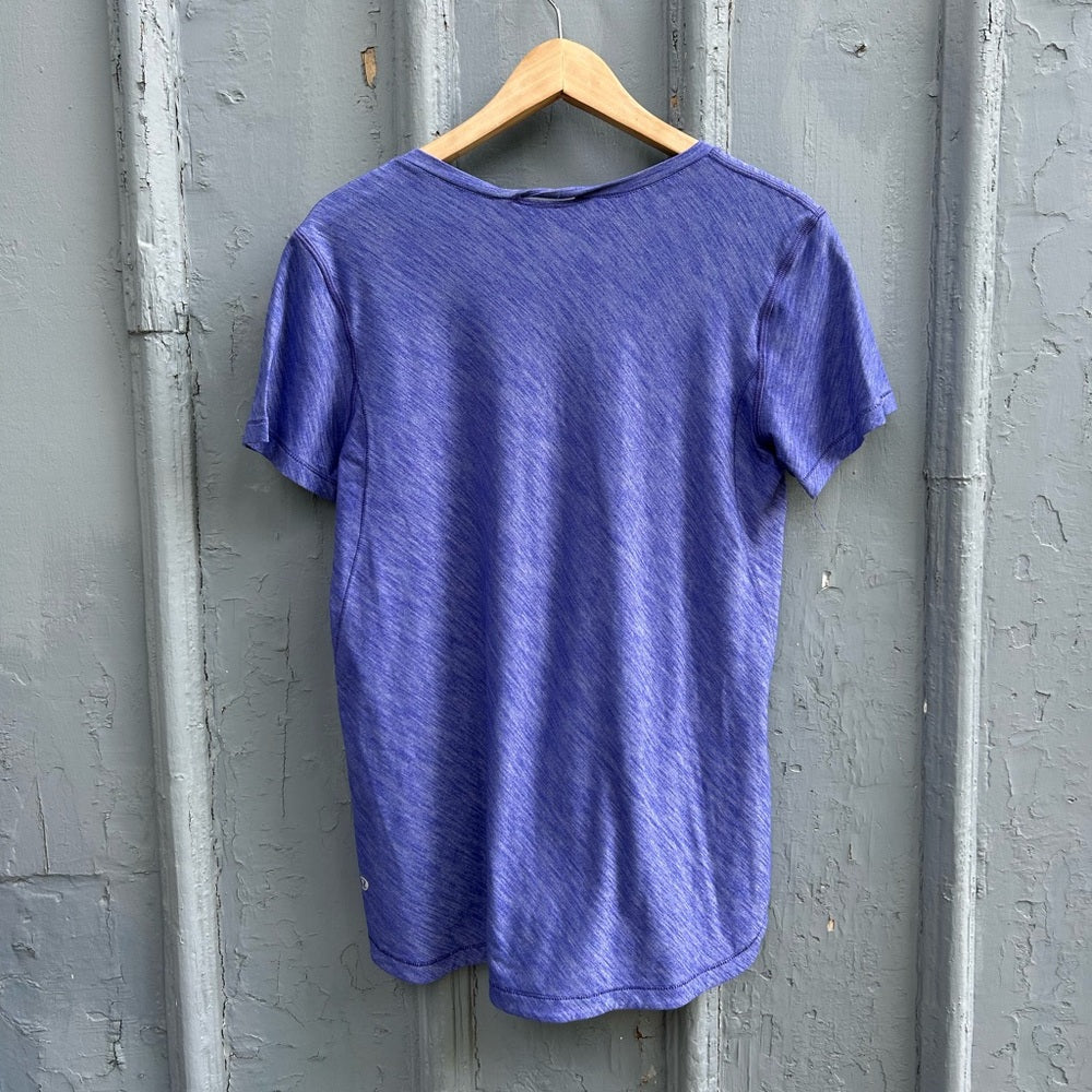 Lululemon Purple What The Sport Tee, approx 10/12