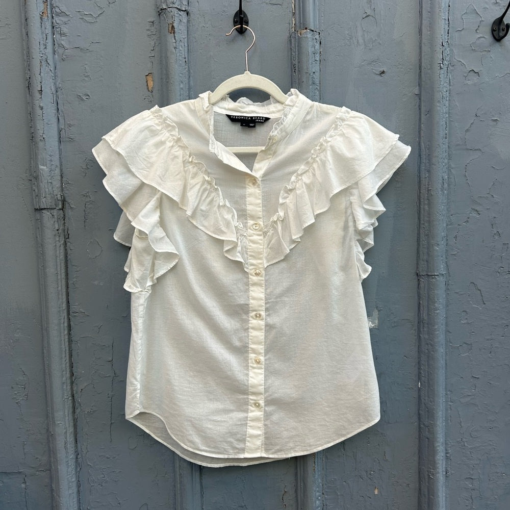 Veronica Beard Jaliyah Blouse, size M