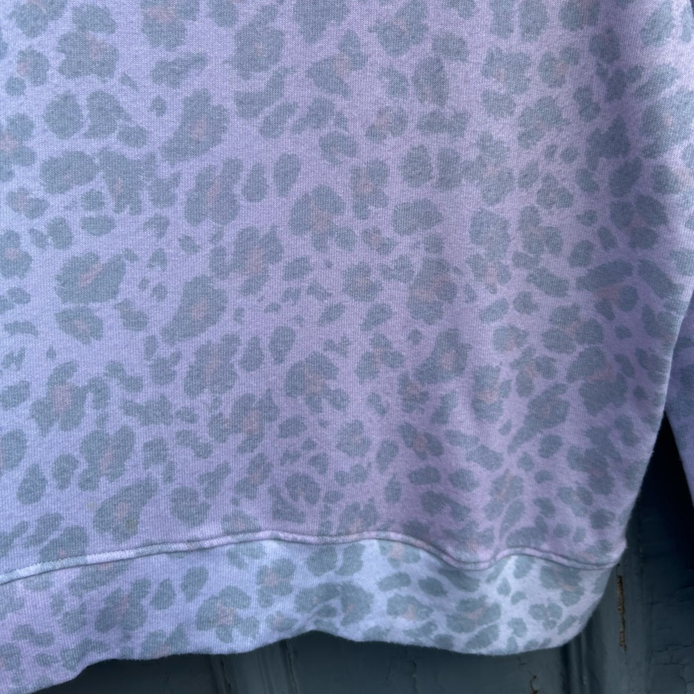 Sundry Rainbow Leopard sweatshirt, size 1 (small)