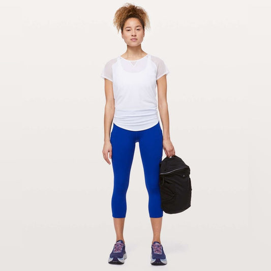 Lululemon fast and free crop, size 6