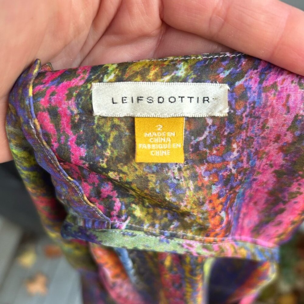 Anthropologie Leifsdottir Silk Blouse, Size 2