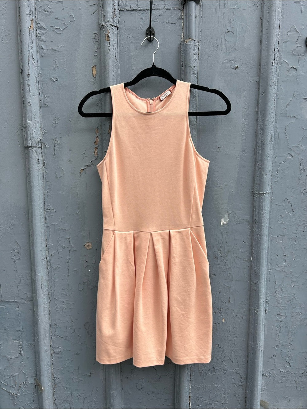 Aritzia Sunday Best Peach Sleeveless Fit & Flare S