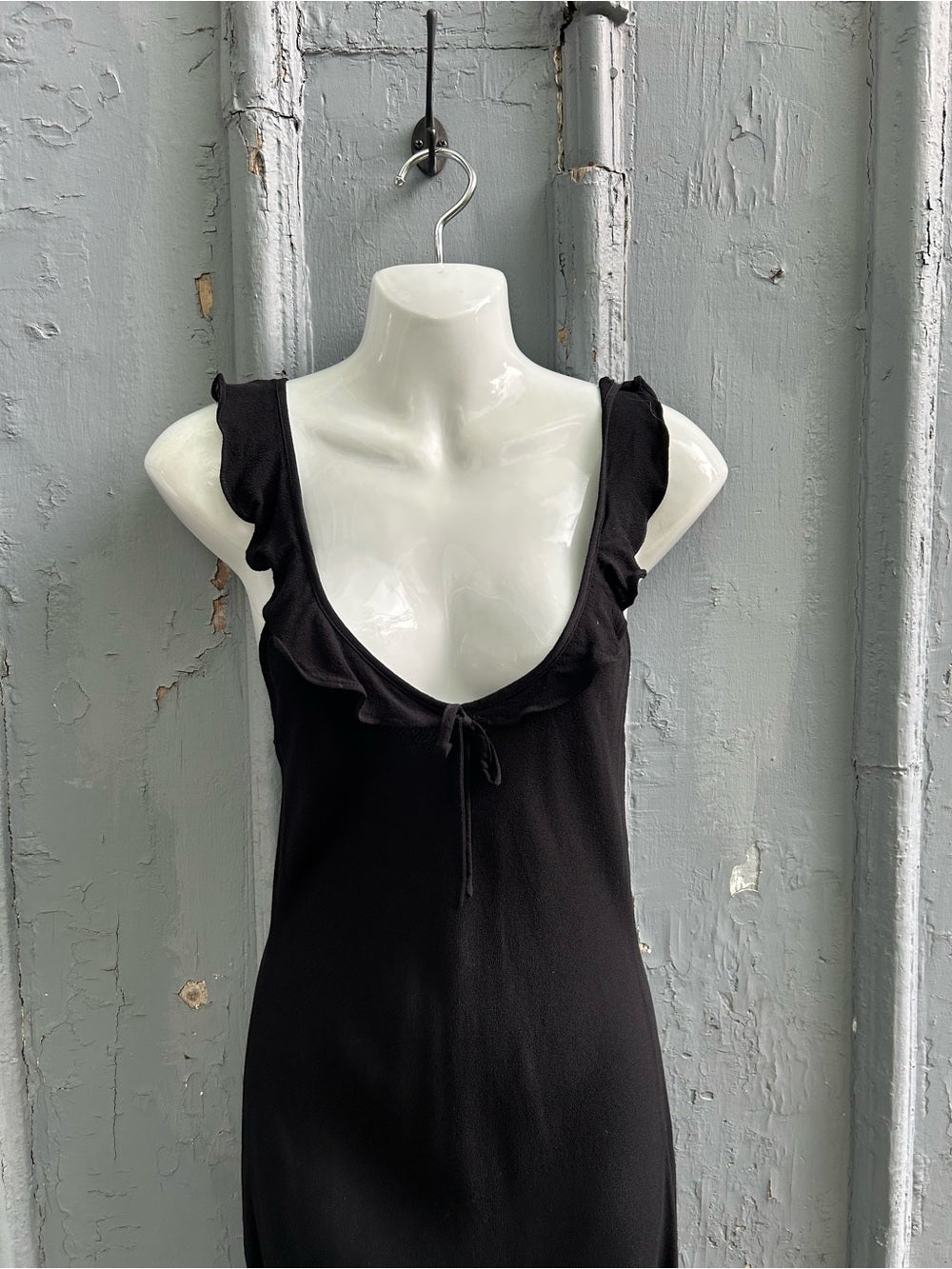Wilfred Black Donna Ruffle sleeve dress, Small