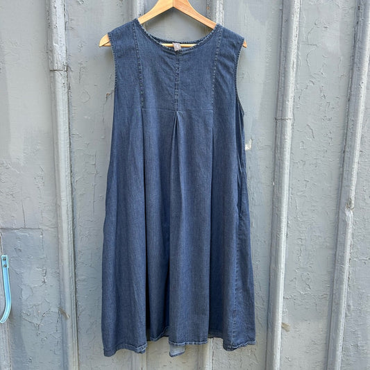 Nina Loca denim midi dress, approx size large