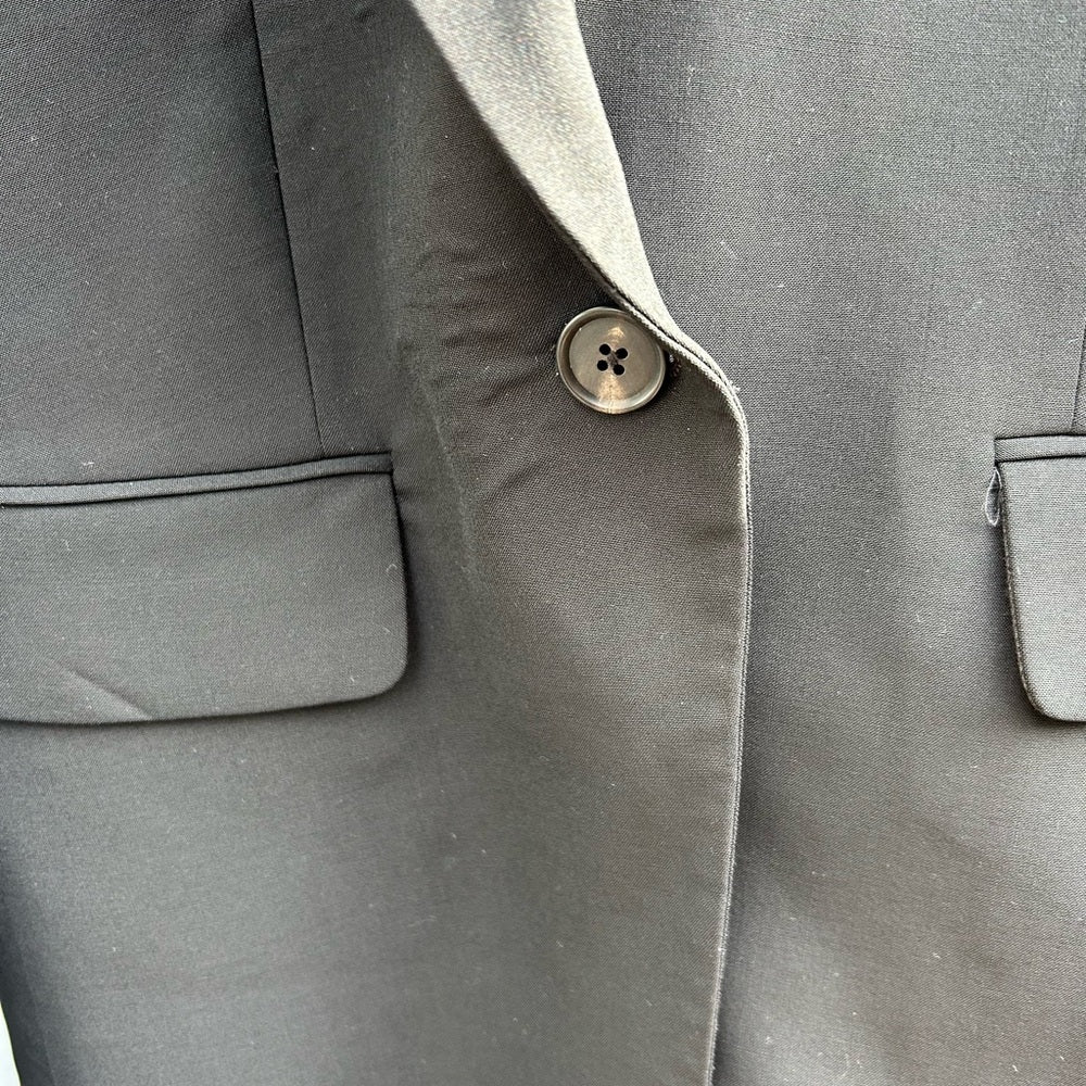 Veronica Beard Black Wool Dickey Blazer, size 6