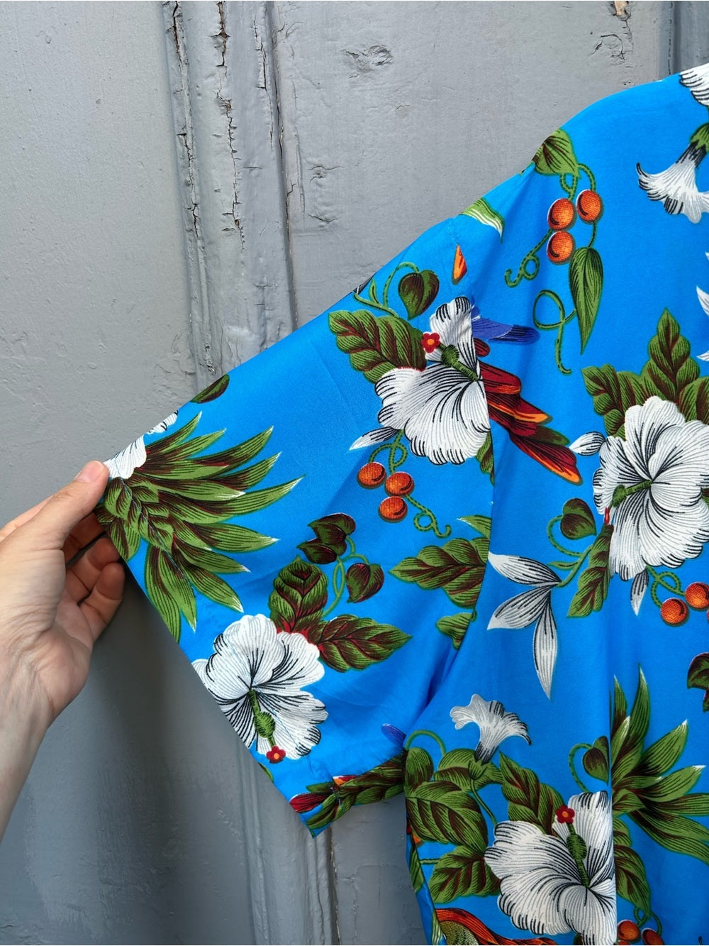 King Kamchatka Hawaiian Parrot Shirt, size 2X