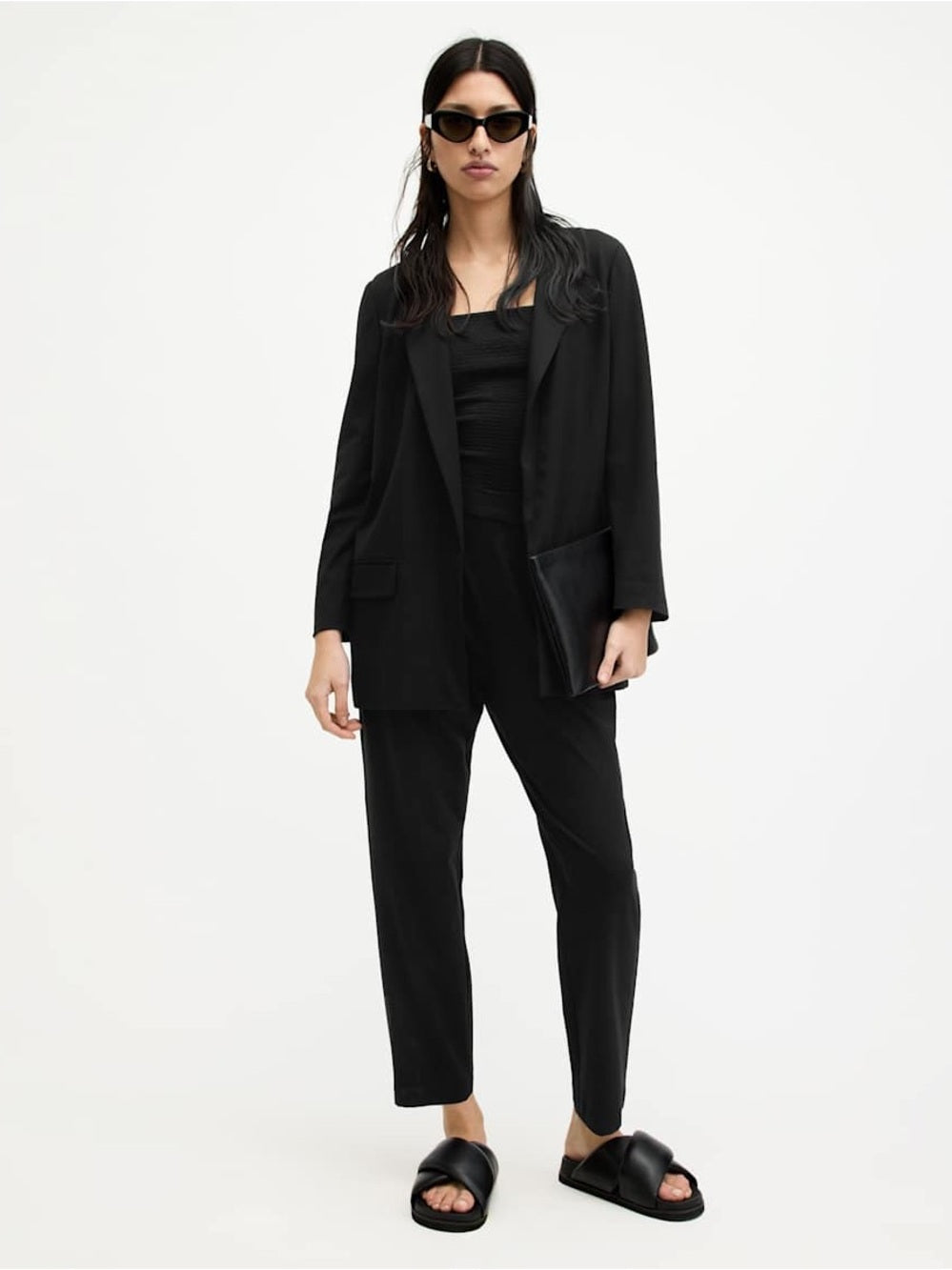 Allsaints Aleida Jersey Blazer, size 8