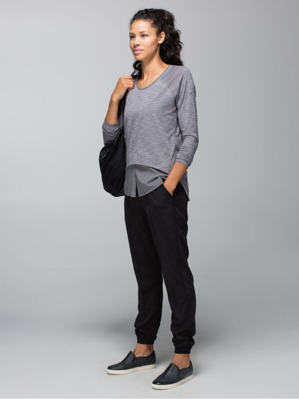 Lululemon Layered Long Sleeve Tee, approx size 6
