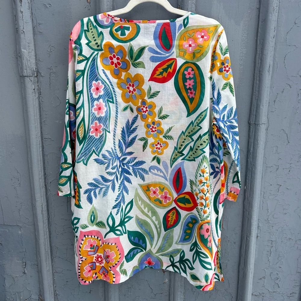 J Crew Ratti Rossignol Cover Up, Size XL