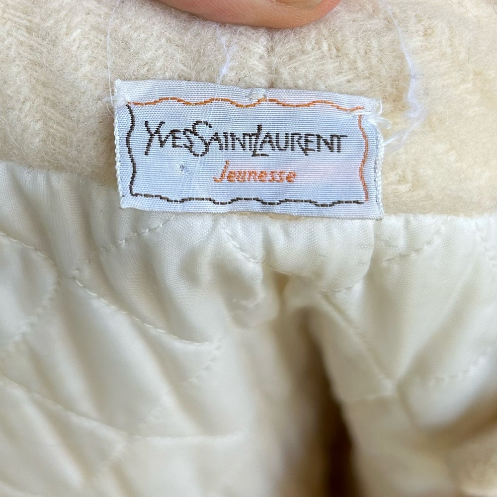 Yves Saint Laurent Jeunesse Vintage Wool Coat, size 2/4
