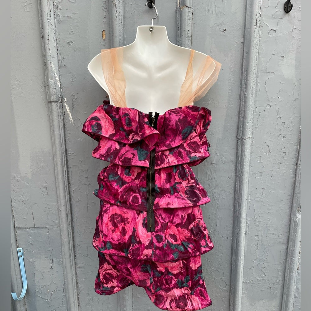 Lanvin x H&M Silk Tiered Dress no 9, size 6