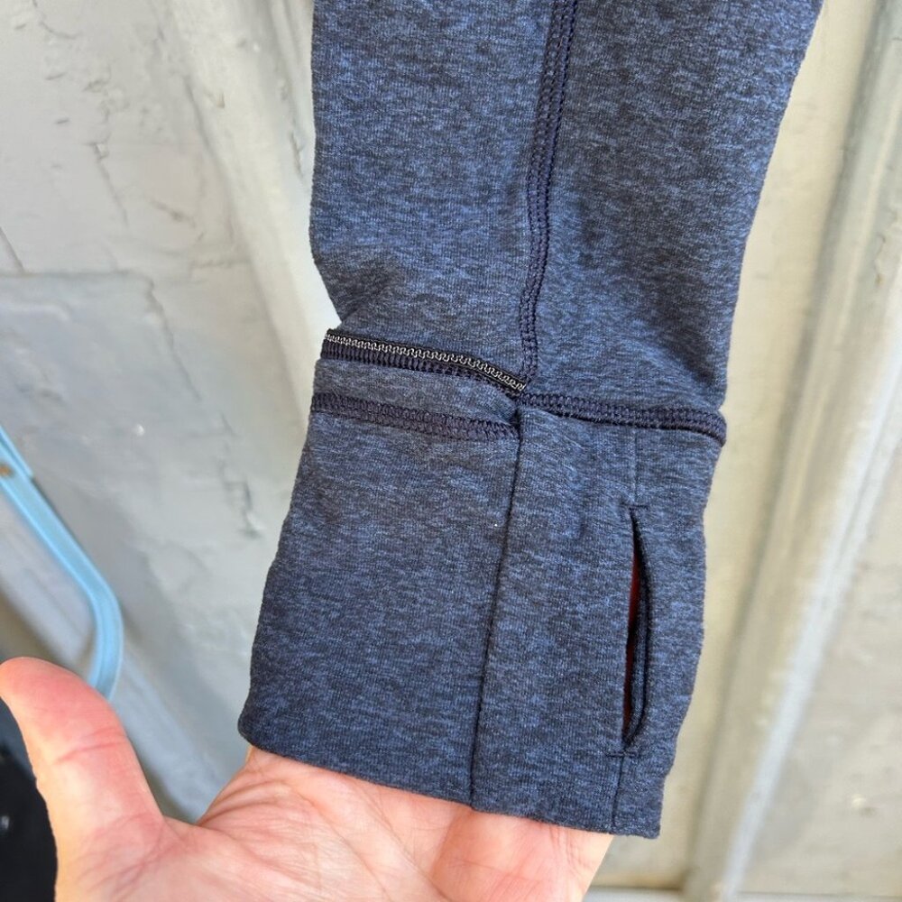 Lululemon Its Rulu Run Cropped Half Zip, size 6