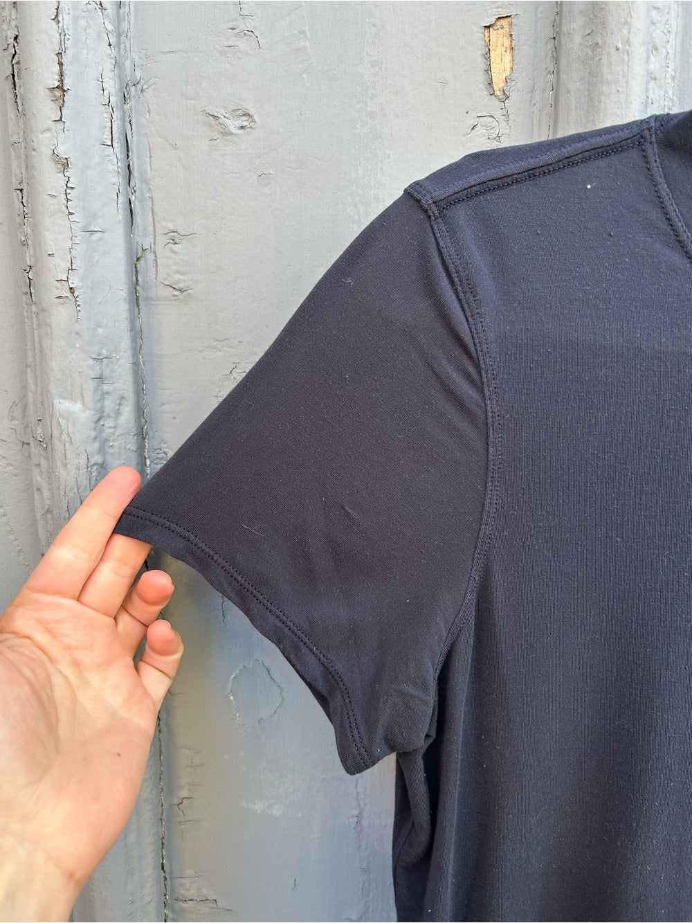 Kit & Ace Navy Tee, Approx M