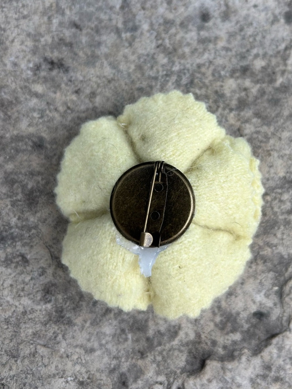 Vintage Cashmere Floral Brooch