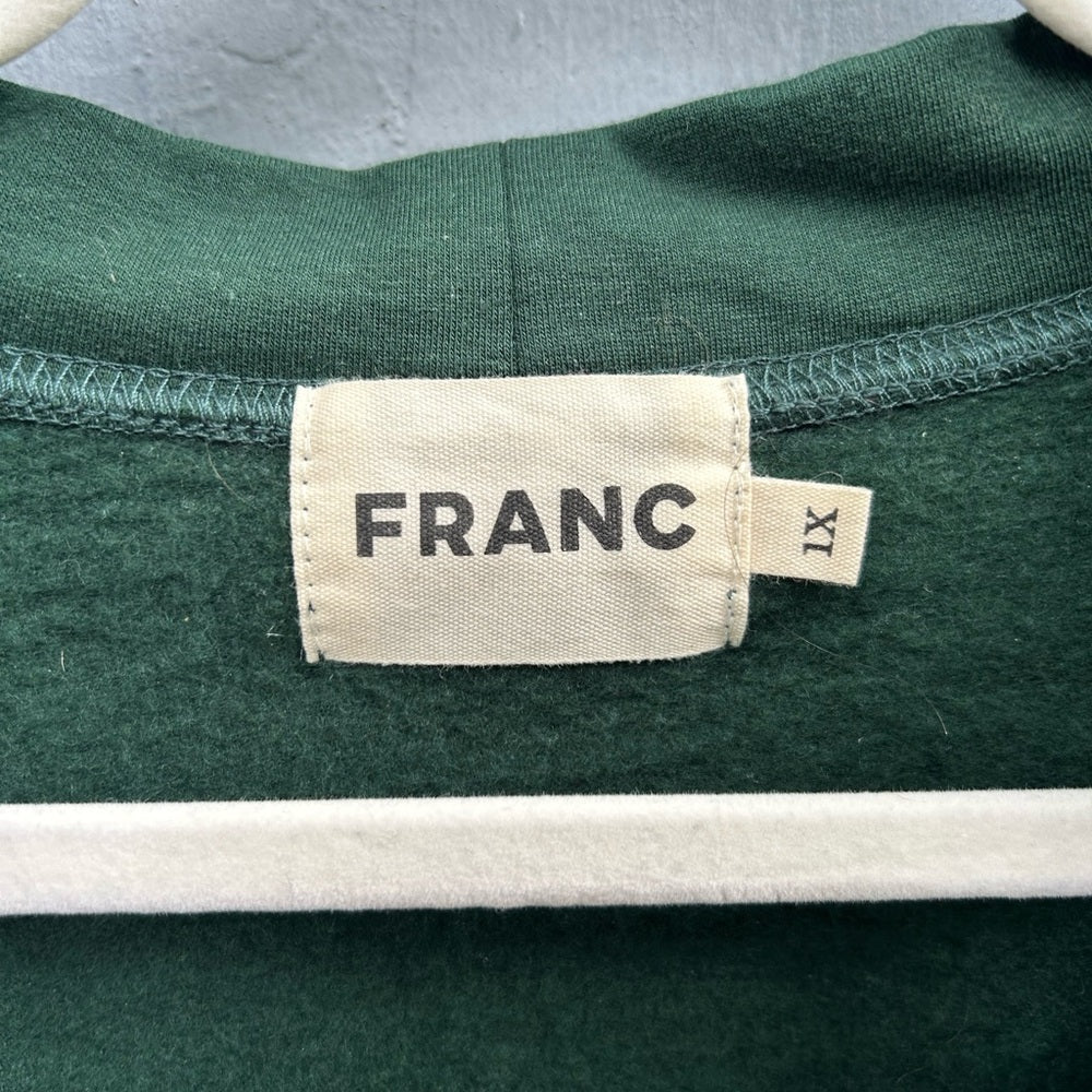 Franc Green The Cropped Cardi, size 1X