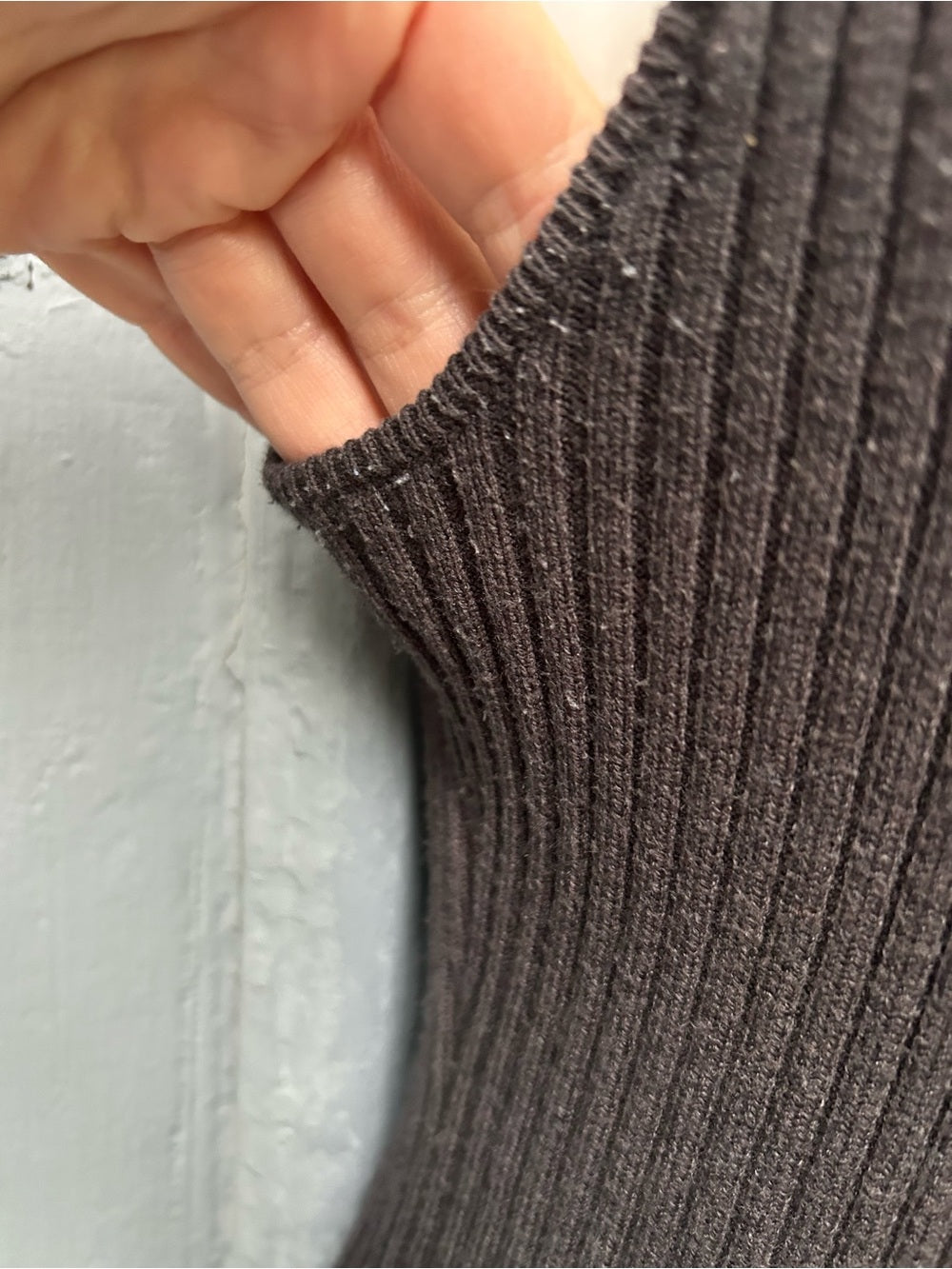 Rhythm Grey Ribbed Tank Dress, Size M