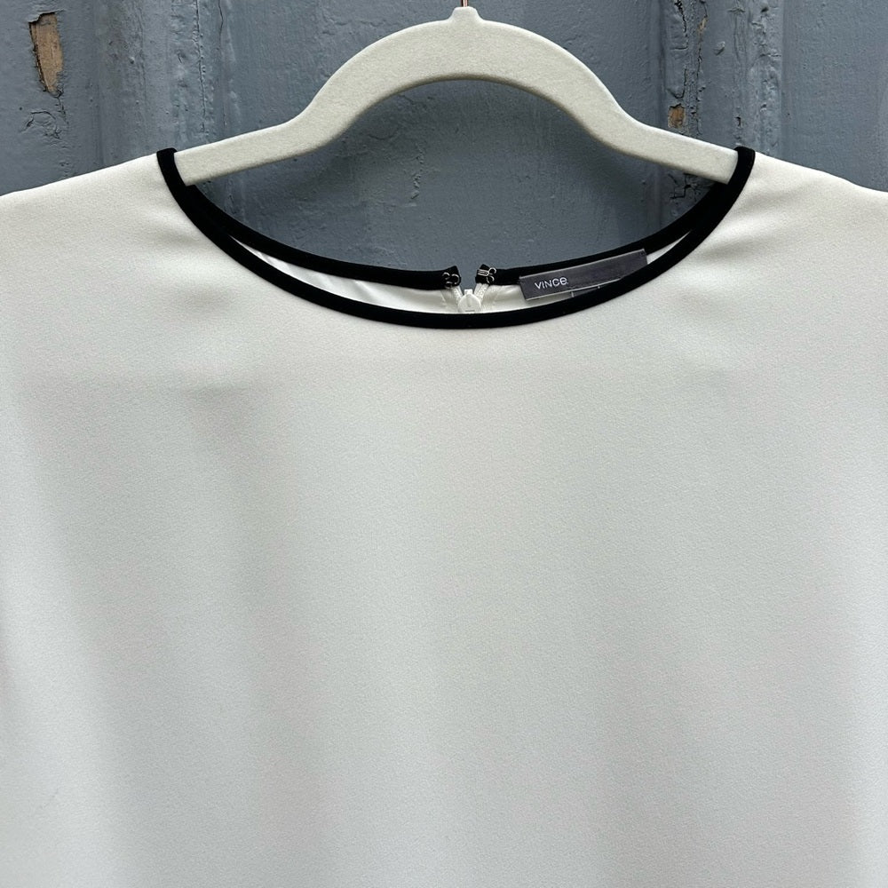 Vince Black & White Shift, size 12