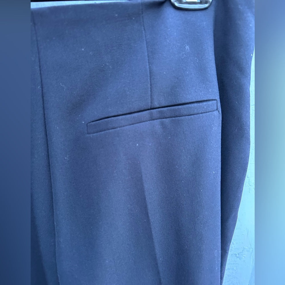 Nanushka Tulip Cady Flared Pants with Slit, size XL