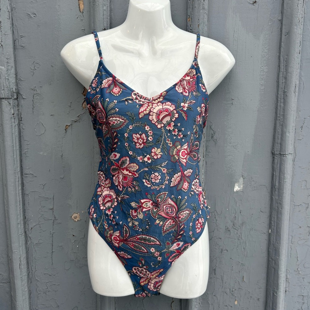 J Crew Liberty Print Ballet One Piece, size 8