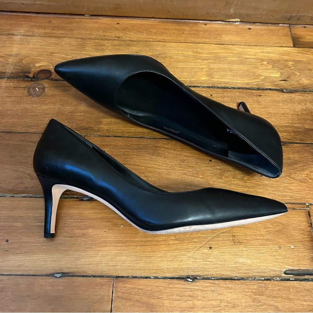Via Spiga black pointed heels, size 10