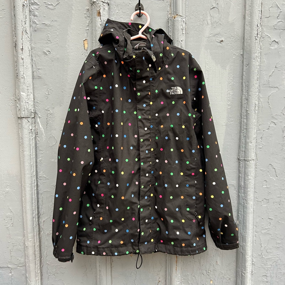 The North Face Girls Polka Dot Rain Jacket, size Large (12)