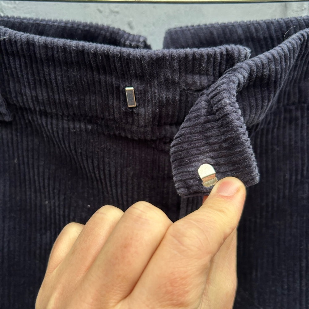 Massimo Dutti Blue Navy Cords, size 6