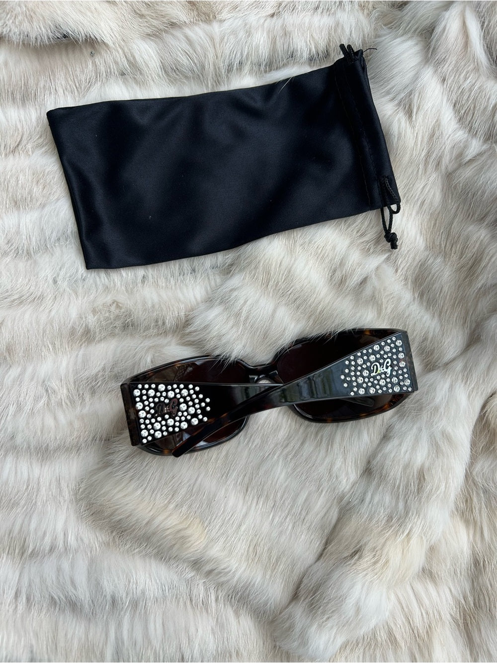Dolce & Gabbana Crystal Sunglasses, OS