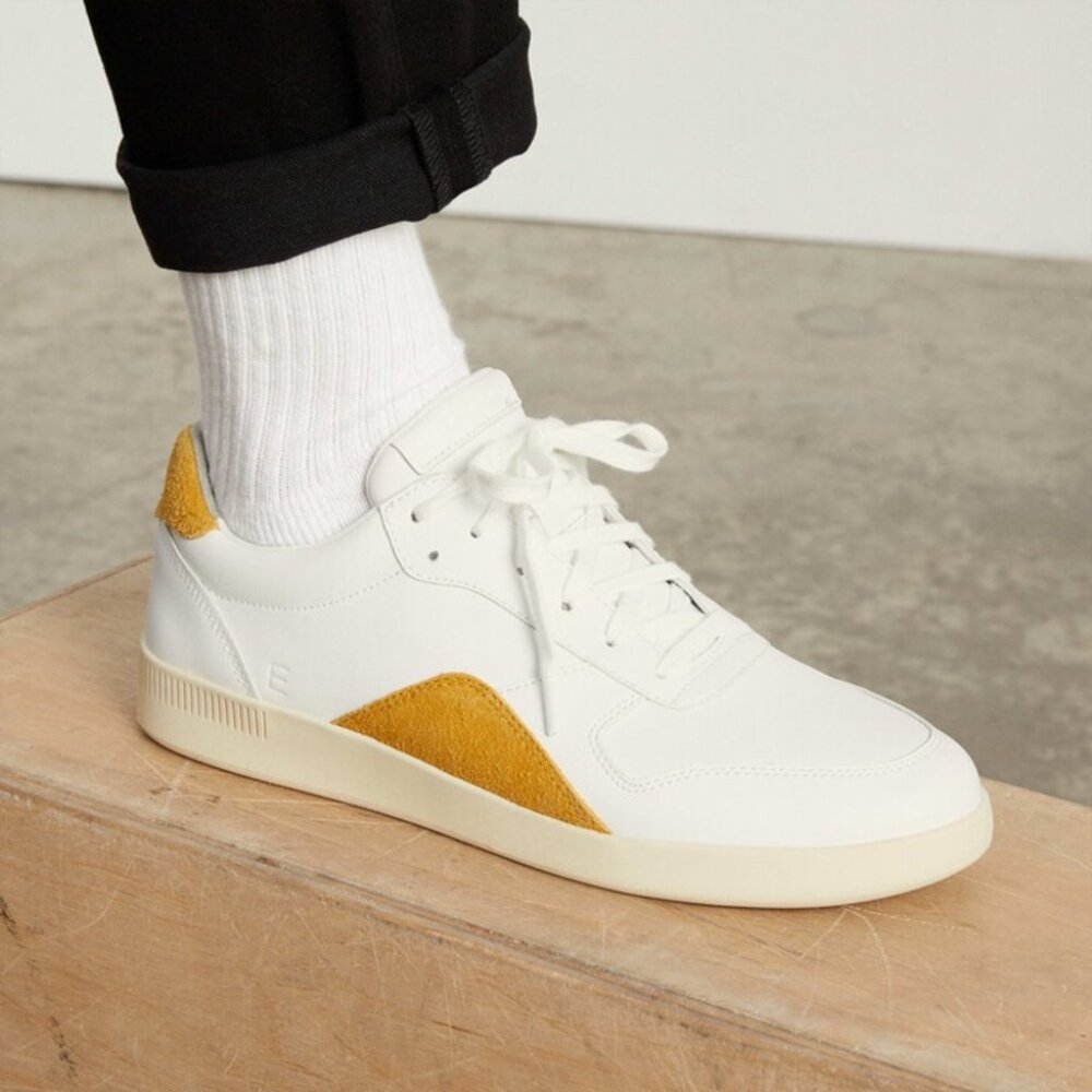 Everlane The ReLeather Court Sneaker, size 9.5