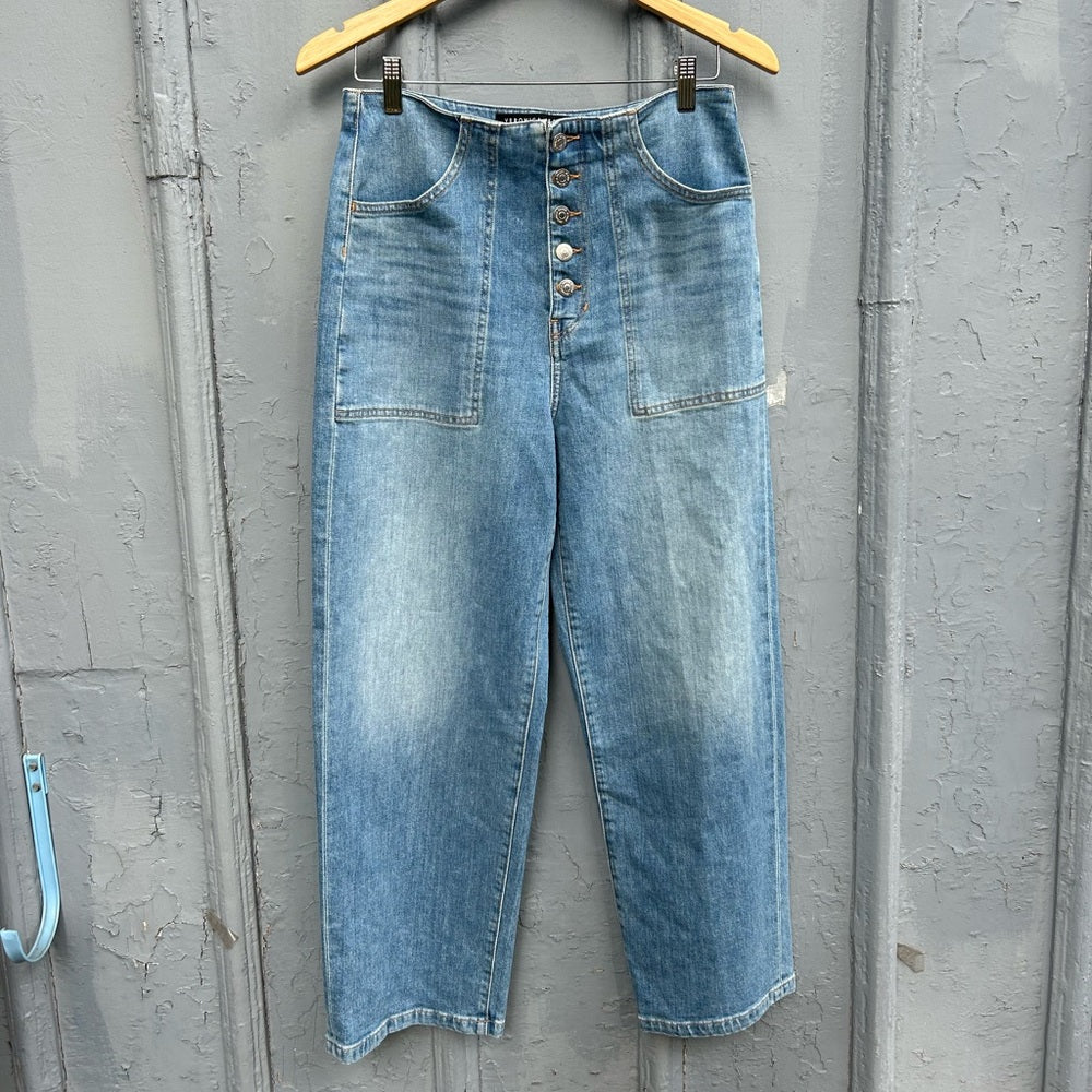 Veronica Beard Crosby Wide Crop, size 29
