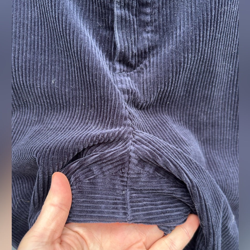 Massimo Dutti Blue Navy Cords, size 6