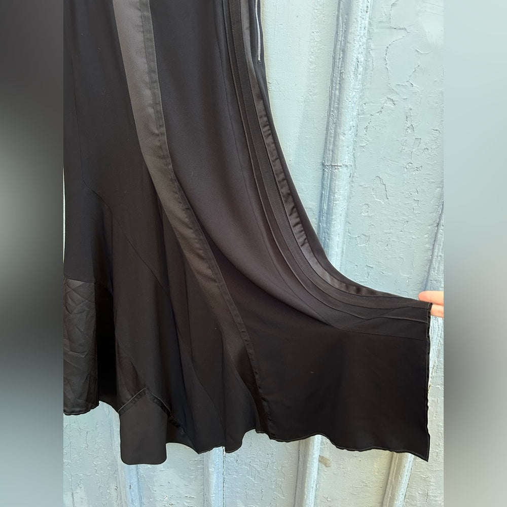 High Everyday Couture black patchwork skirt, size 6