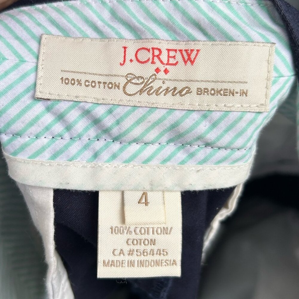 J Crew Chino Shorts 3”, size 4