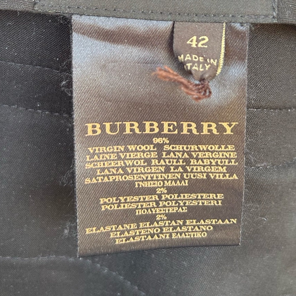 Burberry Wool Houndstooth pants, size 42