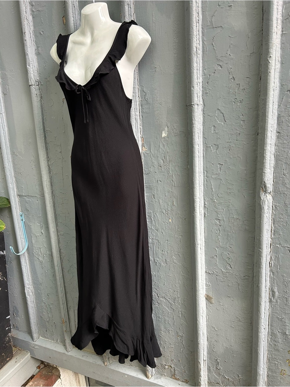 Wilfred Black Donna Ruffle sleeve dress, Small