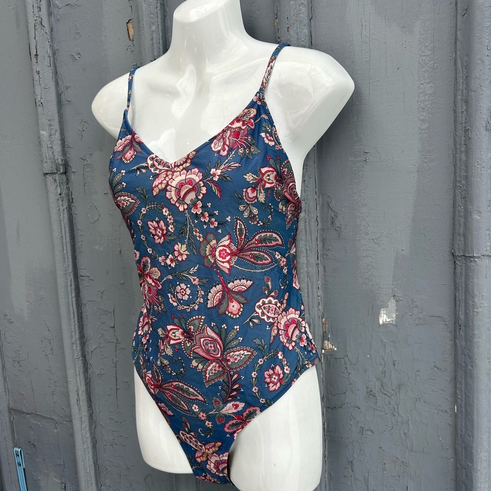 J Crew Liberty Print Ballet One Piece, size 8