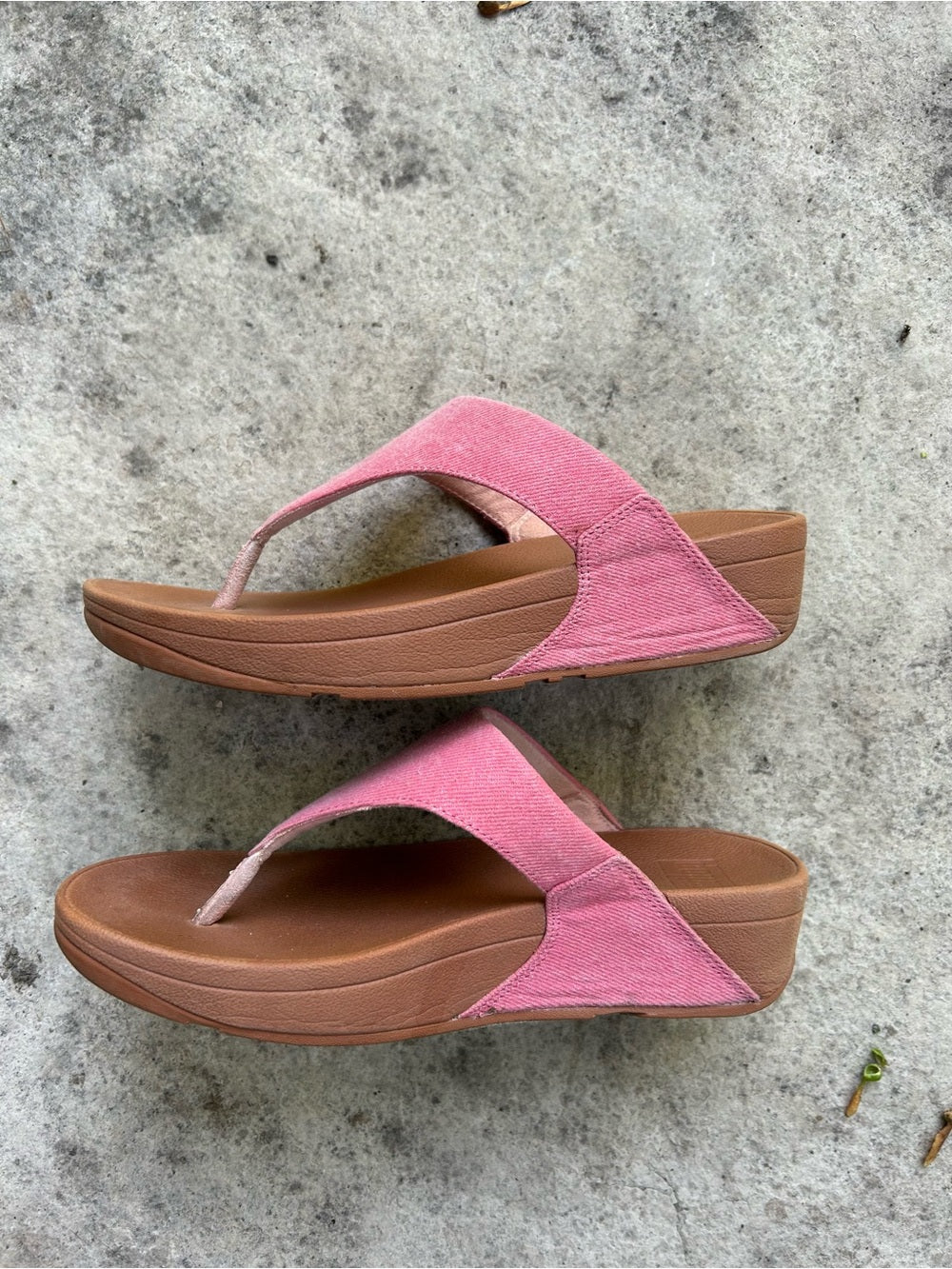FitFlop Lulu Pink Suede Sandal, size 7