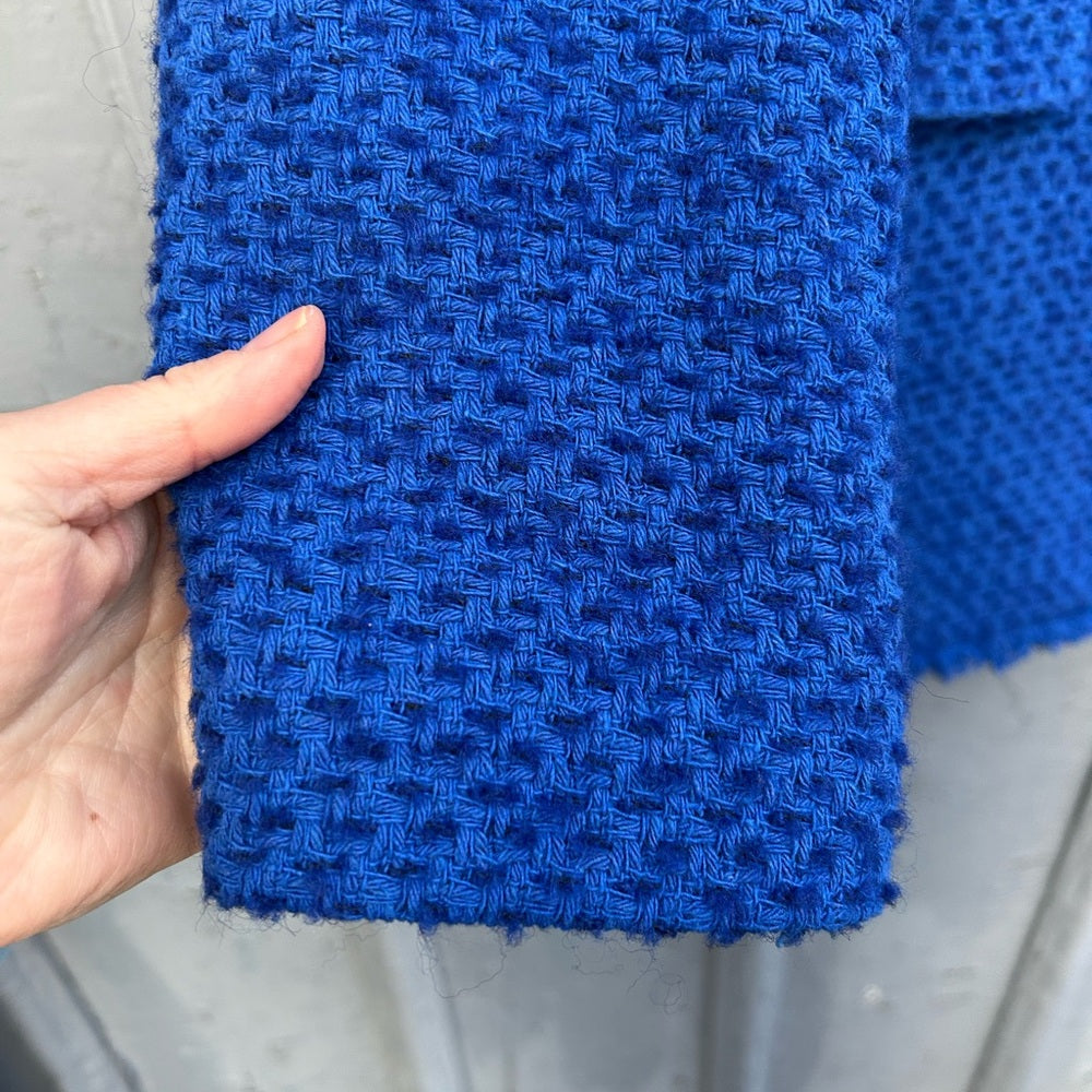 MNG blue Tweed blazer Jacket, size XXL