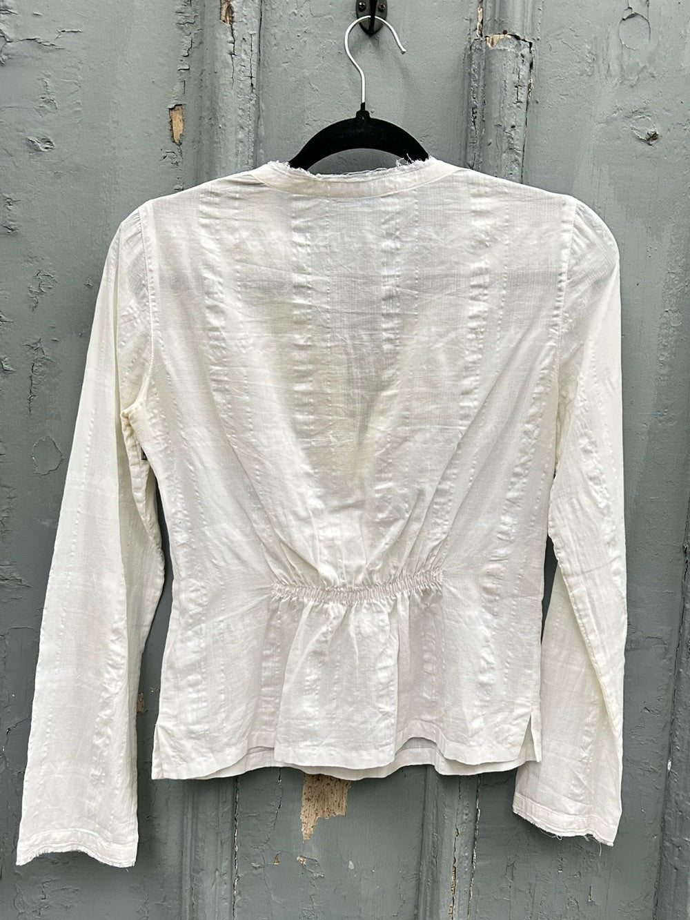 Prada Cotton Linen Blouse, size 40 (size 4/6)